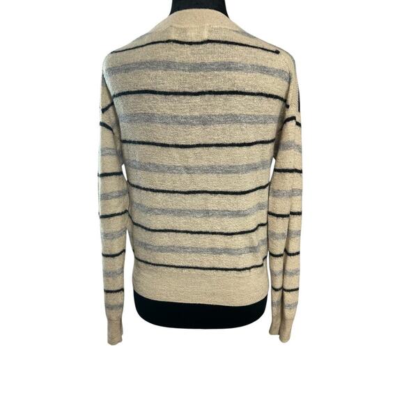 Aritzia Wilfred Free Lightweight Sheer Beige, Black, Gray  Sweater Size S - Picture 3 of 11